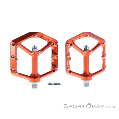 Spank Oozy Reboot Flat Pedale-Orange-One Size