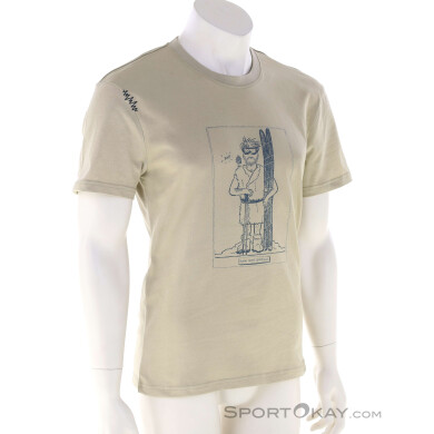 Chillaz Homo Mons Sportivus Herren T-Shirt-Beige-S