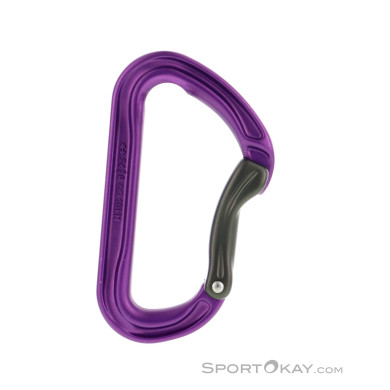 DMM Shadow Bent Gate Schnappkarabiner-Lila-One Size
