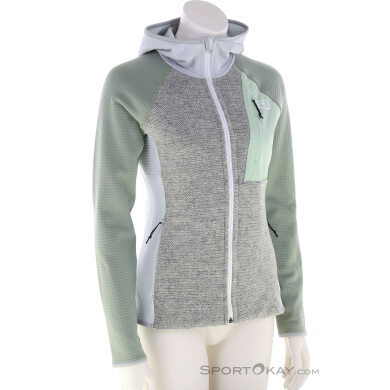 Ortovox Fleece GP Classic Knit Damen Fleecejacke-Hell-Grün-L
