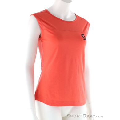 Scott Trail Flow DRI Damen Tanktop-Rot-L