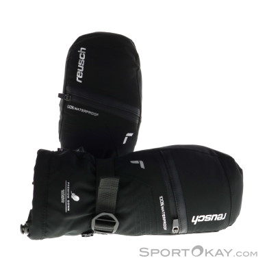 Reusch Lando R-Tex Kinder Skihandschuhe-Schwarz-5,5