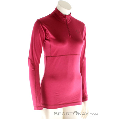 Scott Base Dri 1/4 Zip Shirt Damen Funktionsshirt-Lila-XS