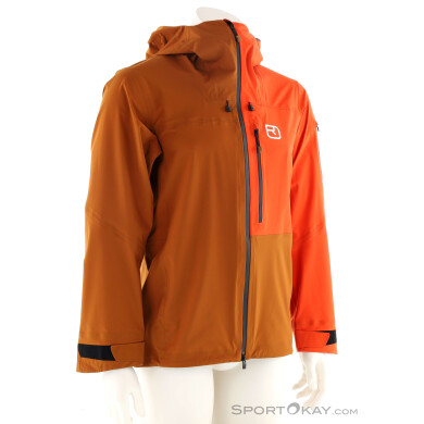 Ortovox Ortler 3L Herren Outdoorjacke-Braun-M