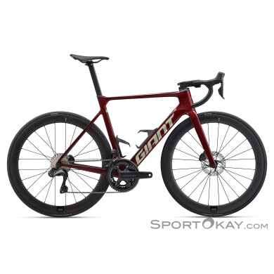Giant Propel Advanced Pro 0 28“ 2024 Rennrad-Dunkel-Rot-M