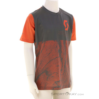 Scott Trail Vertic 10 SS Kinder Bikeshirt-Orange-164