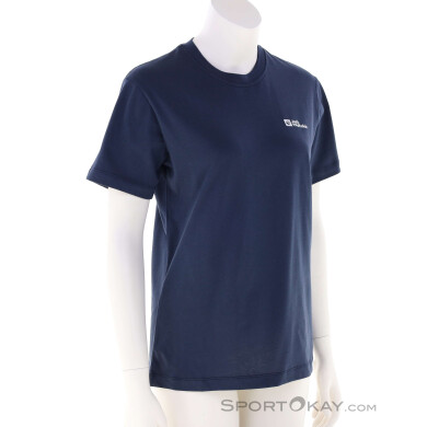Jack Wolfskin Essential T Damen T-Shirt-Dunkel-Blau-M