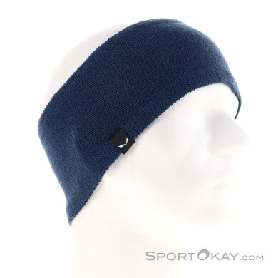Salewa Puez Merino Stirnband-Dunkel-Blau-One Size