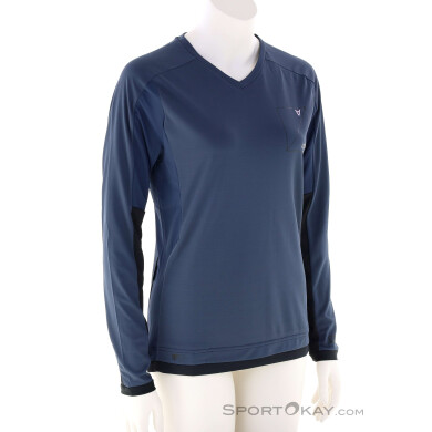 ION Traze AMP AFT Damen Bikeshirt-Dunkel-Blau-M