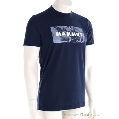 Mammut Trovat Logo Herren T-Shirt-Dunkel-Blau-M