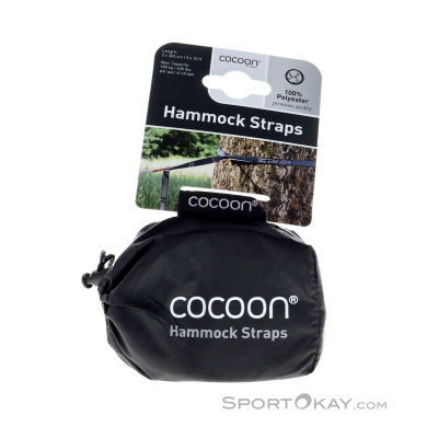 Cocoon Hammock Straps Hängematten Zubehör-Schwarz-One Size