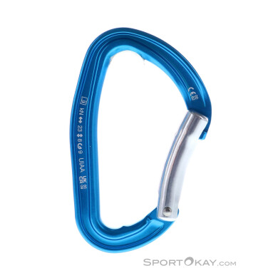 Petzl Djinn Bent Gate Schnappkarabiner-Türkis-One Size
