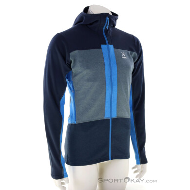 Haglöfs ROC Flash Mid Hood Herren Sweater-Blau-S
