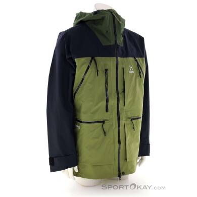 Haglöfs Vassi GTX Pro Herren Skijacke-Oliv-Dunkelgrün-M