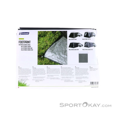 Outwell Milestone Zeltunterlage-Grau-One Size