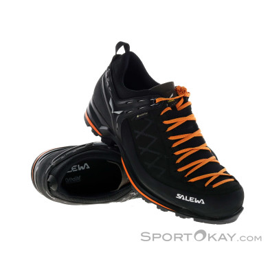 Salewa MTN Trainer 2 GTX Herren Zustiegsschuhe Gore-Tex-Schwarz-9,5
