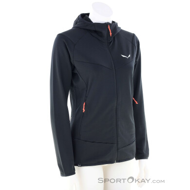 Salewa Puez Altavia PL Hoodie Damen Sweater-Schwarz-38