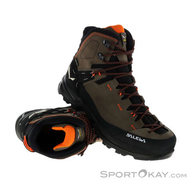 Salewa MTN Trainer 2 Mid GTX Herren Bergschuhe Gore-Tex-Braun-10
