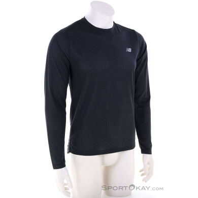 New Balance RC Essential LS Herren Funktionsshirt-Schwarz-M