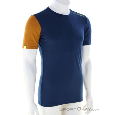 Ortovox 185 Rock‘N‘Wool Herren Funktionsshirt-Dunkel-Blau-XXL