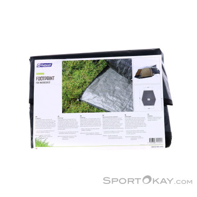 Outwell Woodcrest Zeltunterlage-Grau-One Size