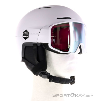 Salomon Driver Pro Sigma Skihelm-Weiss-S