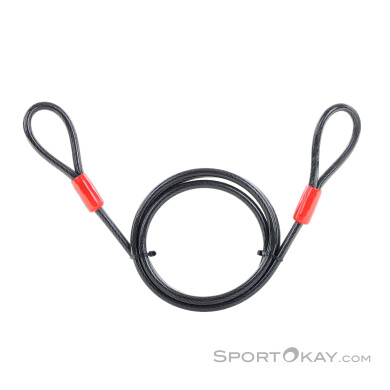 Abus Cobra Stahlkabel 10/200cm Fahrradschloss Zubehör-Schwarz-One Size