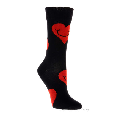 Happy Socks Jumbo Smiling Heart Socken-Schwarz-41-46