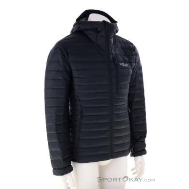 Rab Microlight Alpine Herren Outdoorjacke-Schwarz-L