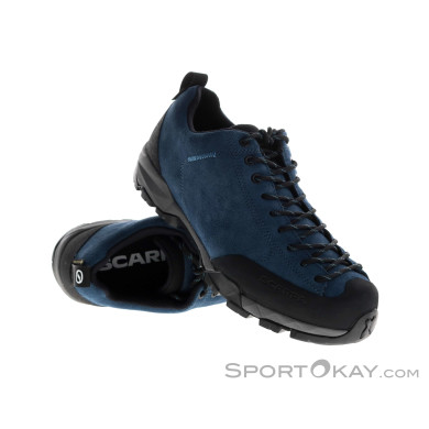 Scarpa Mojito Trail GTX Herren Wanderschuhe Gore-Tex-Blau-43,5