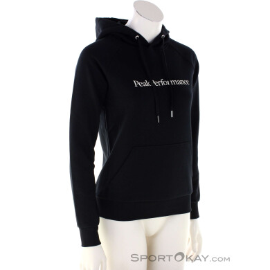Peak Performance Ground Hood Damen Sweater-Schwarz-XS