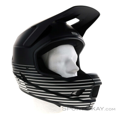 ION Scrub AMP Fullface Helm-Schwarz-L