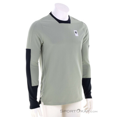 Fox Defend Thermal LS Herren Bikeshirt-Oliv-Dunkelgrün-L