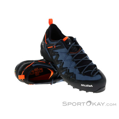 Salewa Wildfire Edge Herren Zustiegsschuhe-Blau-10