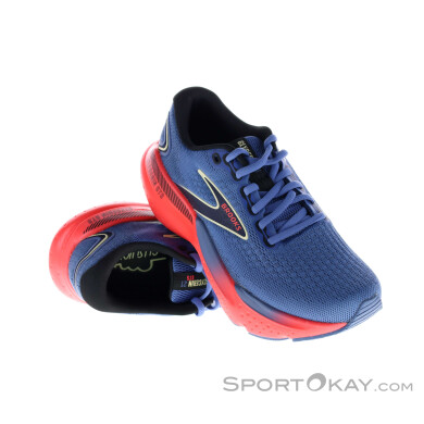 Brooks Glycerin GTS 21 Damen Laufschuhe-Blau-7,5