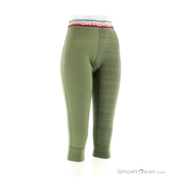 Ortovox 185 Rock‘N‘Wool Short Damen Funktionshose-Oliv-Dunkelgrün-L