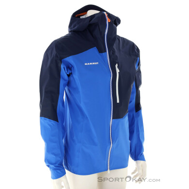 Mammut Eiger Speed HS Hooded Herren Outdoorjacke-Blau-XL