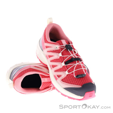 Salomon XA Pro V8 J Kinder Traillaufschuhe-Rot-38