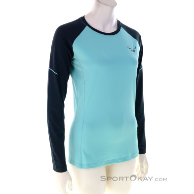 Dynafit Alpine Pro LS Damen Funktionsshirt-Türkis-40