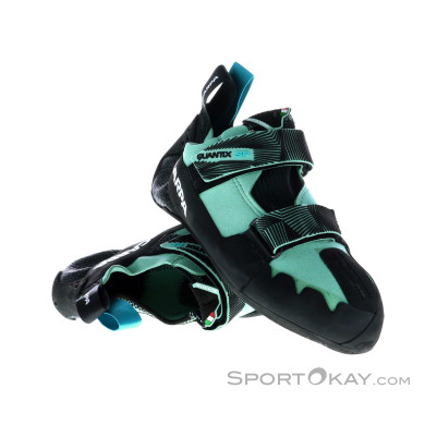 Scarpa Quantix SF Damen Kletterschuhe-Türkis-38,5