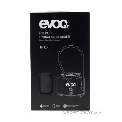 Evoc Hip Pack Hydration Bladder 1,5l Trinksystem-Grau-One Size