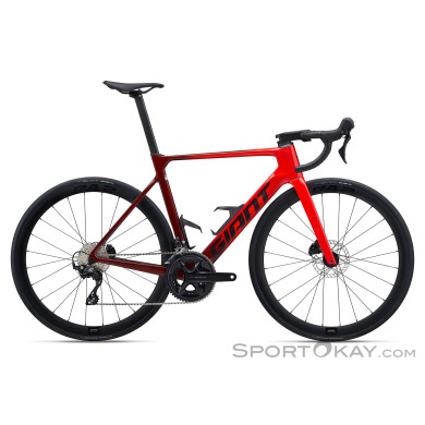 Giant Propel Advanced 2 28" 2025 Rennrad-Rot-M