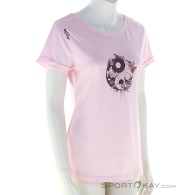 Chillaz Ötztal Yin Yang Forest Damen T-Shirt-Pink-Rosa-34