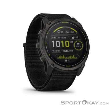 Garmin Enduro 3 GPS-Sportuhr-Schwarz-One Size
