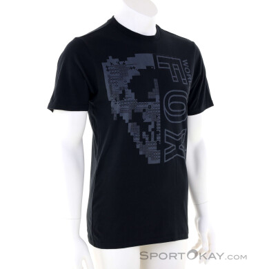 Fox Image Skull Premium S/S Herren T-Shirt-Schwarz-L