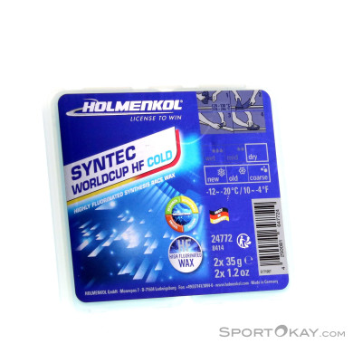 Holmenkol Syntec Worldcup HF Cold 35g Heisswachs-Grün-One Size