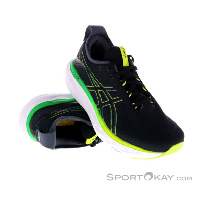 Asics Gel-Nimbus 25 Herren Laufschuhe-Schwarz-8