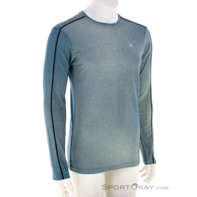 Ortovox Rock´n´Wool Print Herren Funktionsshirt-Blau-L