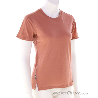 Icebreaker 150 Ace MerinoFine S/S Damen T-Shirt-Orange-L