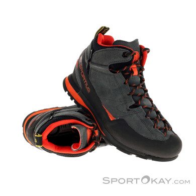 La Sportiva Boulder X Mid GTX Herren Trekkingschuhe Gore-Tex-Schwarz-41,5